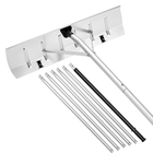 Roof Rake for Snow Removal, 26 Inch Snow Roof Rake with Wheels and Telescoping Pole, Leaf Rake for Roof Debris