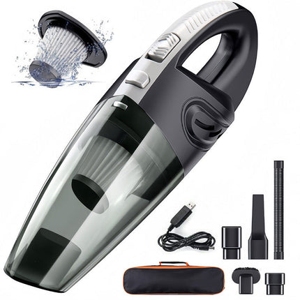 Cordless Handheld Vacuum Cleaner, Mini Car Vacuum with HEPA Filter and 5 Attachments