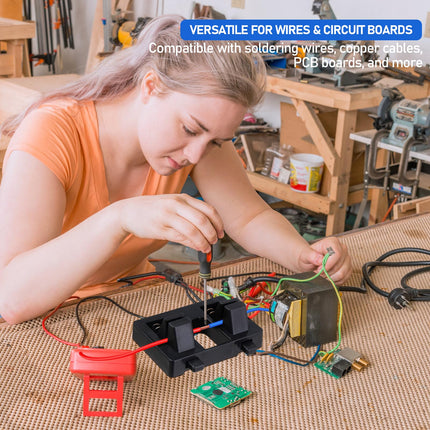 Wire Welding Holder Set, Hands Free Welding Clamp with Alignment Guides