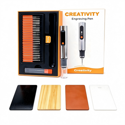 Cordless Engraving Pen with 30 Bits, Woodworking Engraver Tool for Wood and Metal