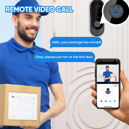 Wireless Doorbell Camera with Chime, Smart Doorbell – image 6