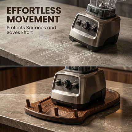 Appliance Slider for KitchenAid Mixer Stand, Wooden Mixer Slider for Bowl Lift Stand Mixer – image 12