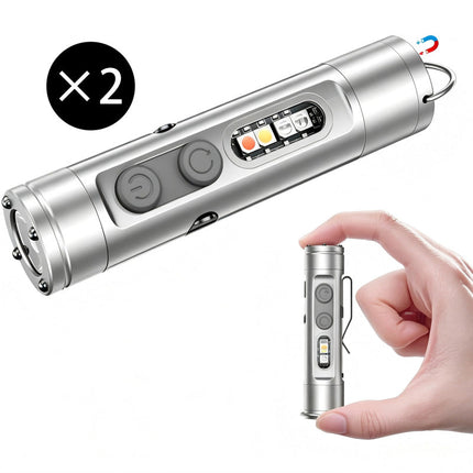Rechargeable Flashlight, Mini Keychain Flashlight with Window Breaker – image 13