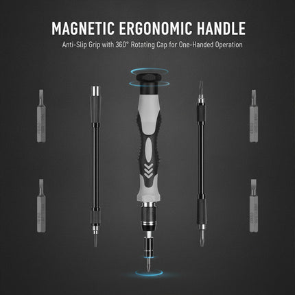 Precision Screwdriver Set 132 in 1, Magnetic Screwdriver Bit Set – image 6