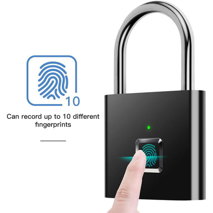 Fingerprint Padlock Keyless, Bike Lock