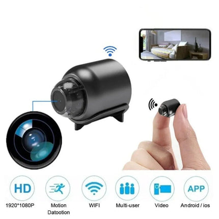 Home Security Camera 1080P, Mini Camera WiFi, Indoor and Outdoor Security Camera with Night Vision, Nanny Cam