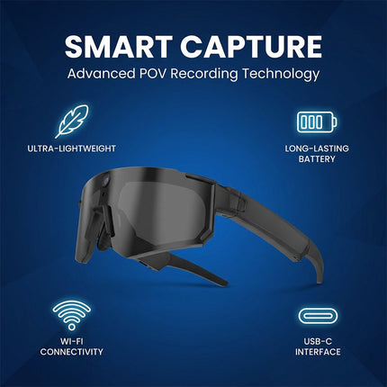 Smart Glasses with Camera, AI Glasses for Cycling, Bluetooth Camera Glasses – image 17