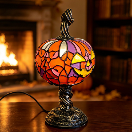 Small Table Lamp, Vintage Lamp for Fall Decor – image 9
