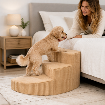 Foam Dog Stairs, Non Slip Pet Stairs for Small Dogs