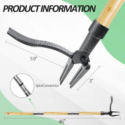 Weed Puller Tool, Stand Up Weed Puller with Long Handle – image 4