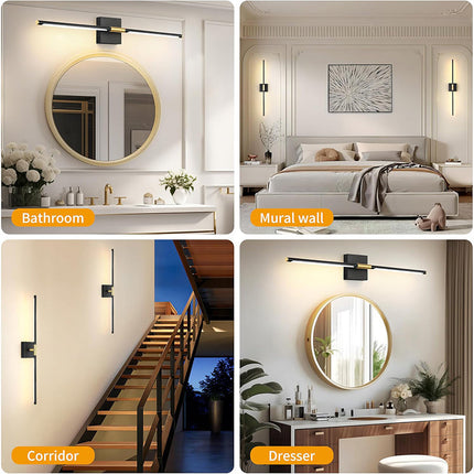 Battery Operated Wall Sconces Set of 2, Rechargeable Wall Sconce with Remote – image 4