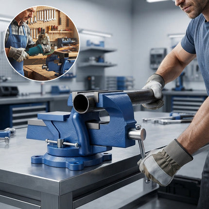 Heavy Duty Bench Vise with Anvil, Bench Vice – image 11