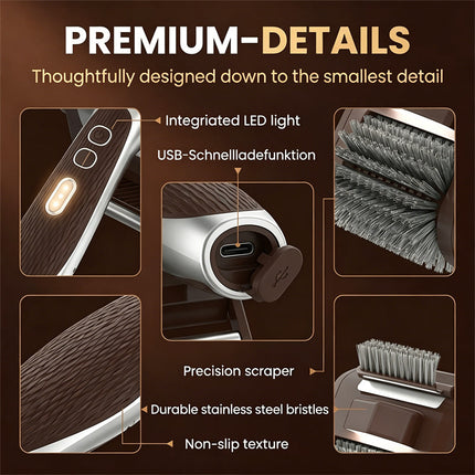 Electric Grill Cleaning Brush, Rechargeable BBQ Grill Cleaner – image 11