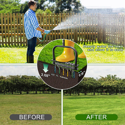 Manual Lawn Aerator, Grass Aerator for Yard and Soil, Gardening Tools – image 5