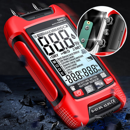 Wood Moisture Meter Pinless, Rechargeable Moisture Meter for Walls and Firewood – image 17