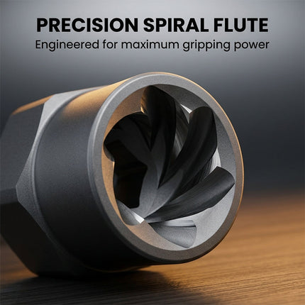 Screw Extractor Set, Stripped Screw Remover for Damaged and Broken Bolts