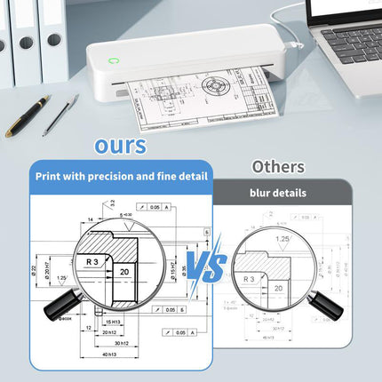 Portable Thermal Printer, Bluetooth Printer for Travel – image 5