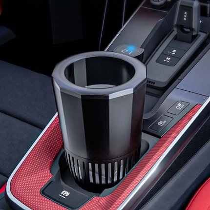 Car Cup Cooler Heater 12V 24V, Cup Holder Cooler with Digital Display – image 4
