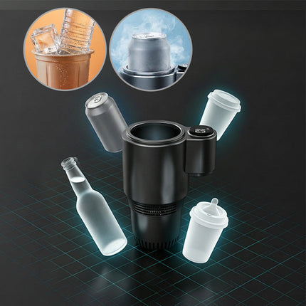 Smart Car Cup Cooler Warmer, Heated and Cooled Cup Holder with LED Display – image 6