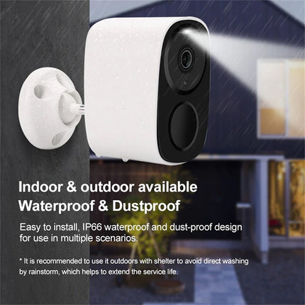 Wireless Security Camera Outdoor, Battery Powered Surveillance Camera