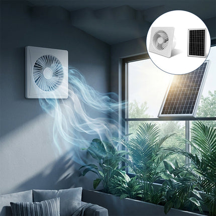 Solar Exhaust Fan for Attic Ventilation, Ventilation Fan for Greenhouse and Chicken Coop