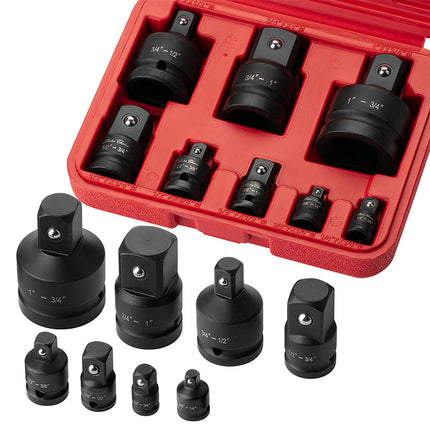 Impact Socket Adapter and Reducer Set, Socket Extension Kit, Ratchet Adapter for Impact Wrench, Drive Reducer