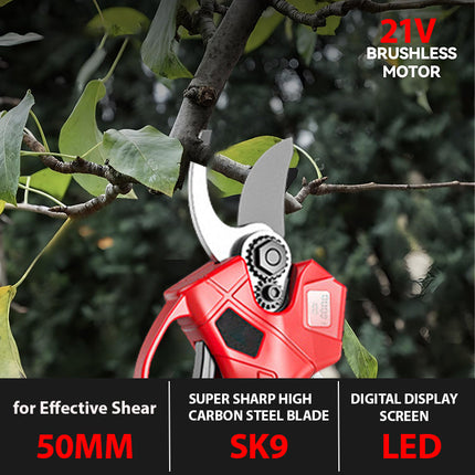Electric Pruning Shears, Garden Shears and Branch Cutter with LED Display – image 5