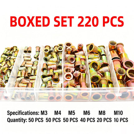 Carbon Steel Rivet Nut Tool Kit, Rivnut Tool for Manual Wrench or Drill – image 14