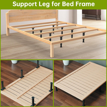 Adjustable Bed Support Legs 6 Pack, Heavy Duty Bed Frame Parts for 620 lbs