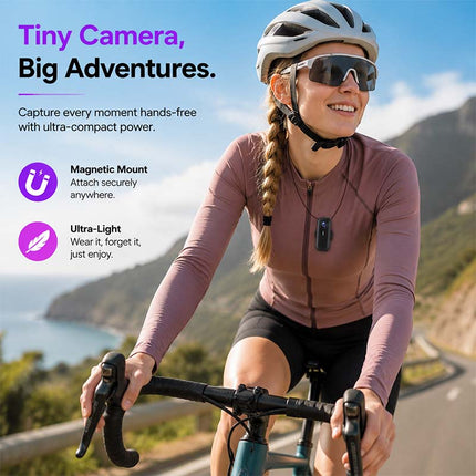 Wearable POV Camera with Magnetic Mount