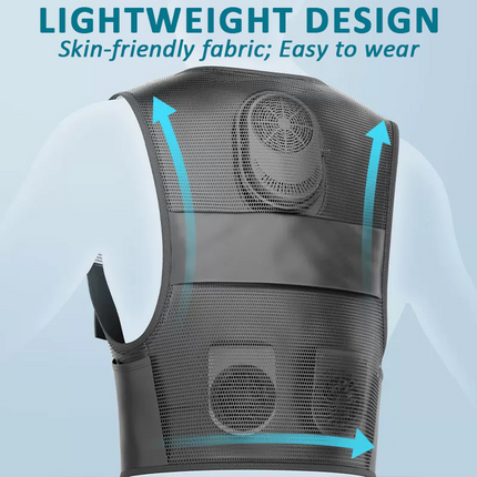 Portable Cooling Vest with Fans for Construction Work – image 9