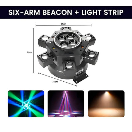 Stage Lights, Moving Head DJ Lights with DMX Control
