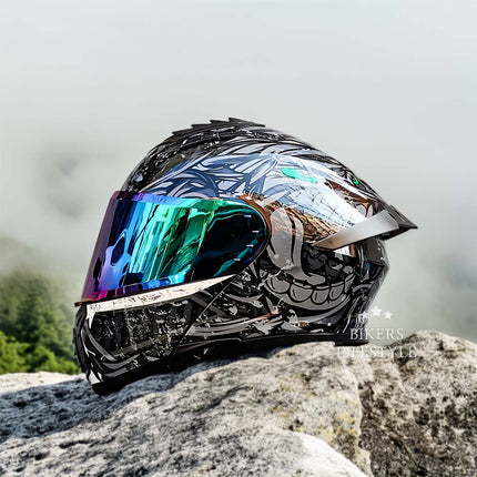 Full Face Motorcycle Helmet Modular, Flip Up Modular Helmet with Visor – image 6