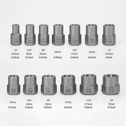 Bolt Extractor Set 13 Piece