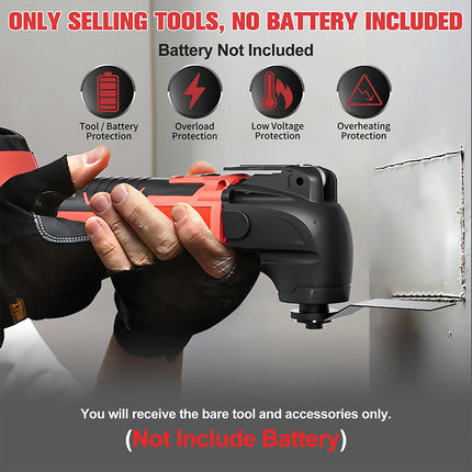 Cordless Oscillating Multi Tool, Cordless Power Tool for Wood and Metal Cutting – image 7