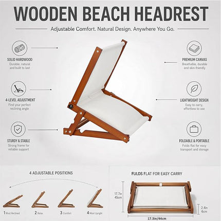 Beach Pillow with Face Shade, Beach Accessories – image 7