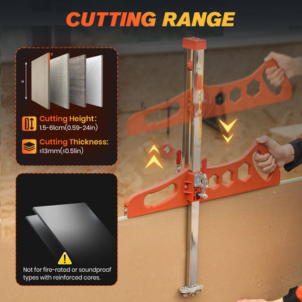 Sheetrock Cutter for Gypsum Board