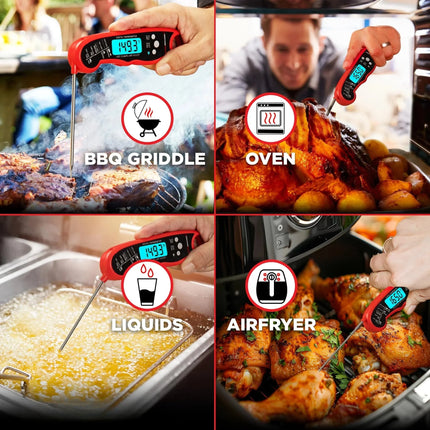 Digital Instant Read Meat Thermometer, Grill Accessories and Kitchen Gadgets