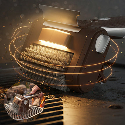 Electric Grill Cleaning Brush, Cordless Bristle Free Grill Brush with LED Light – image 6