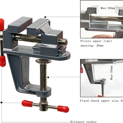 Workbench Vise, Jewelry Making Tools for Hobby and Model Building – image 4