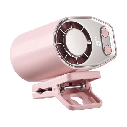 Portable Fan, Rechargeable Clip On Fan with LED Display and 100 Wind Speeds, 360 Degree Stroller Fan for Car and Camping