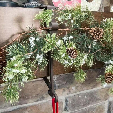 Stocking Hangers for Mantel, Christmas Stocking Holder – image 7