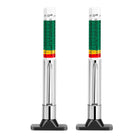 Tire Tread Depth Gauge Universal, Color Coded Tire Wear Indicator with Pocket Clip, Automotive Tools and Car Accessories