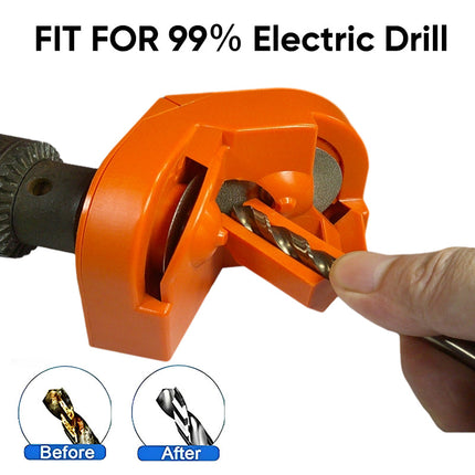 Drill Bit Sharpener, Electric Drill Bit Sharpener with Grinding Wheel
