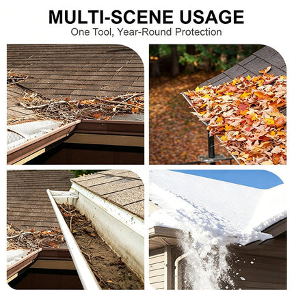 Gutter Cleaning Tools, Ground Level Gutter Cleaner with Telescoping Pole