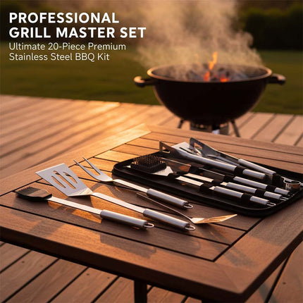 BBQ Grill Tool Set with Storage Bag, Kebab Skewers – image 9