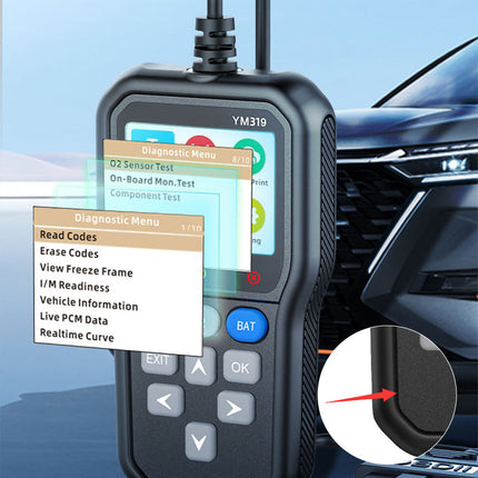 Professional OBD Scanner Car Diagnostic Tool, Car Code Reader with Automotive Battery Tester – image 12