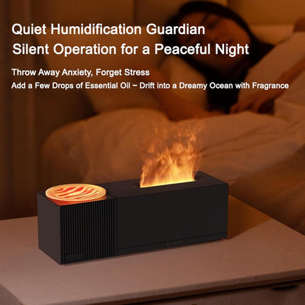 Essential Oil Diffuser with Flame Light, Cool Mist Humidifier