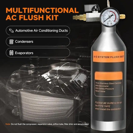 Reusable Canister with AC Flush Gun