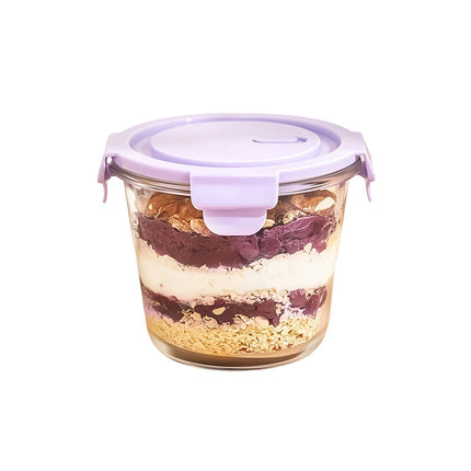 Glass Food Storage Bowl Set with Lids, Meal Prep Containers – image 12